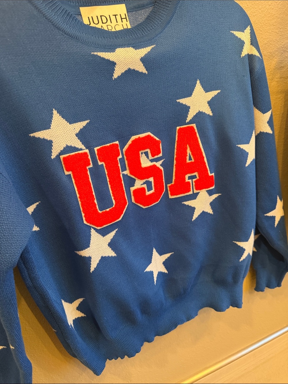 Judith March Blue USA Star Sweater Set - Picture 3 of 5